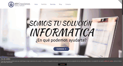 Desktop Screenshot of mycreaciones.com